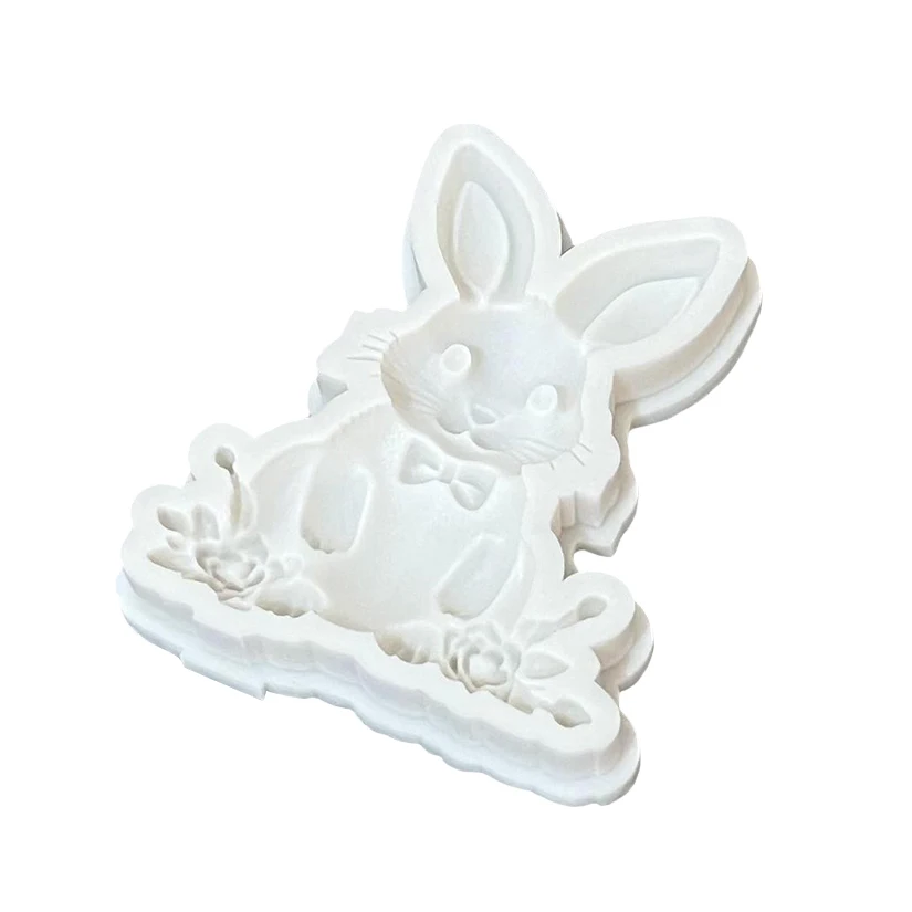 Osterhase Silikonform Zuckerguss Schokolade Cupcake Backform Fondant Kuchendekoration Werkzeuge – Detail 4