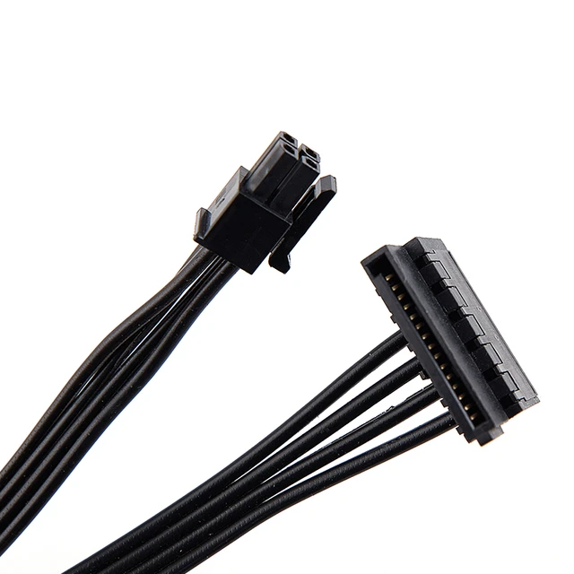 For Lenovo Main Board Interface Small 4Pin to Two SATA SSD Power Supply  Cable 1Pc 45CM Cable MINI 4 Pin Turn 2 SATA Power Supply - AliExpress