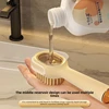 Hot Sale Multi Function Liquid Filled Shoe Brush Household Shoe Cleaning Brush Soft Bristles Easy Operate Long Handle Shoe Brush 2