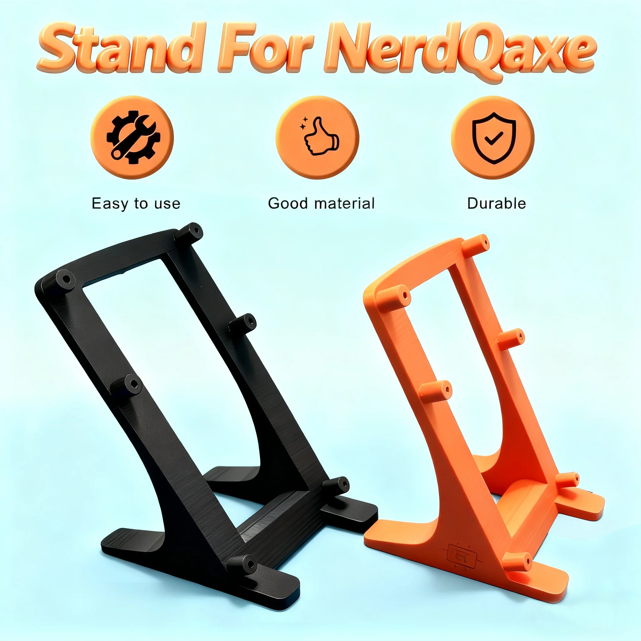 3D Printing Case Stand Rack For NerdQaxe++ 4.8T Bitcoin Miner A13E ...
