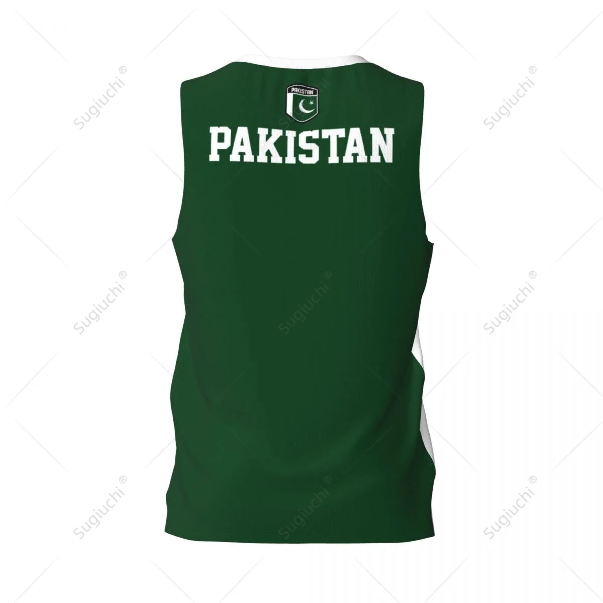 Pakistan Flag Men Basketball Sports Running Fitness Multifunction Sleeveless tshirt Exclusive Name Nunber