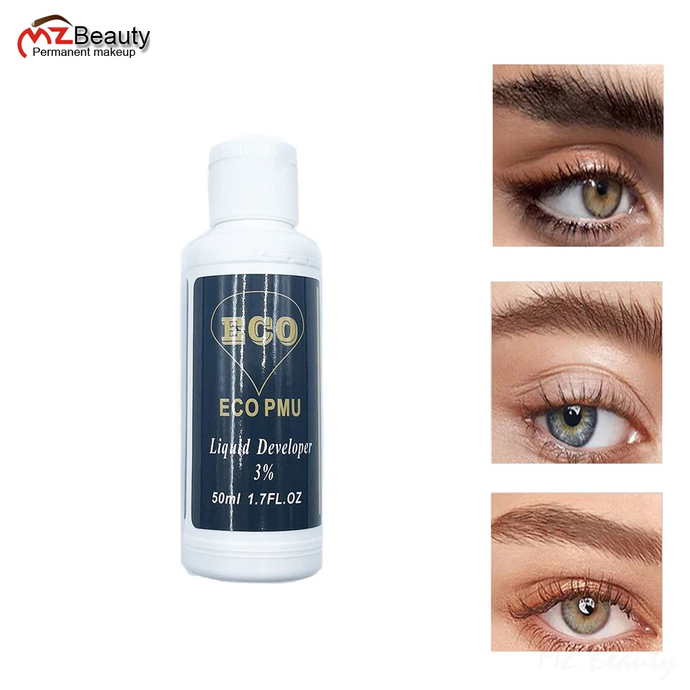 Tattoo Ink Tattoo Ink Pigment Tattoo Ink Kit Eyebrow Tint Airbrush Brow Pigment Auxiliary Supplies Hybrid Dye&Tint 50ml Tattoo Ink Tinta para tatuar Maquiagem Makeup