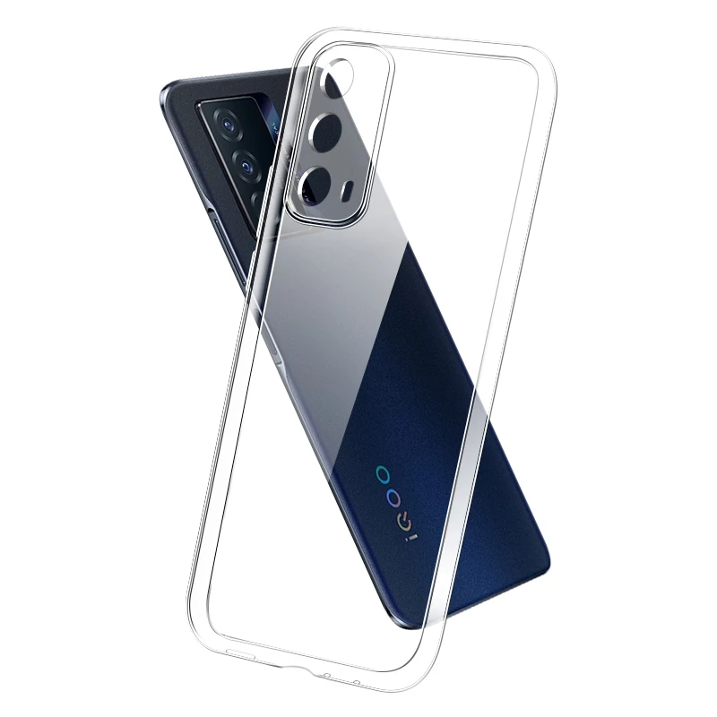 Clear  Capa Soft Silicone Lens Protection Case with Back Cover Coque