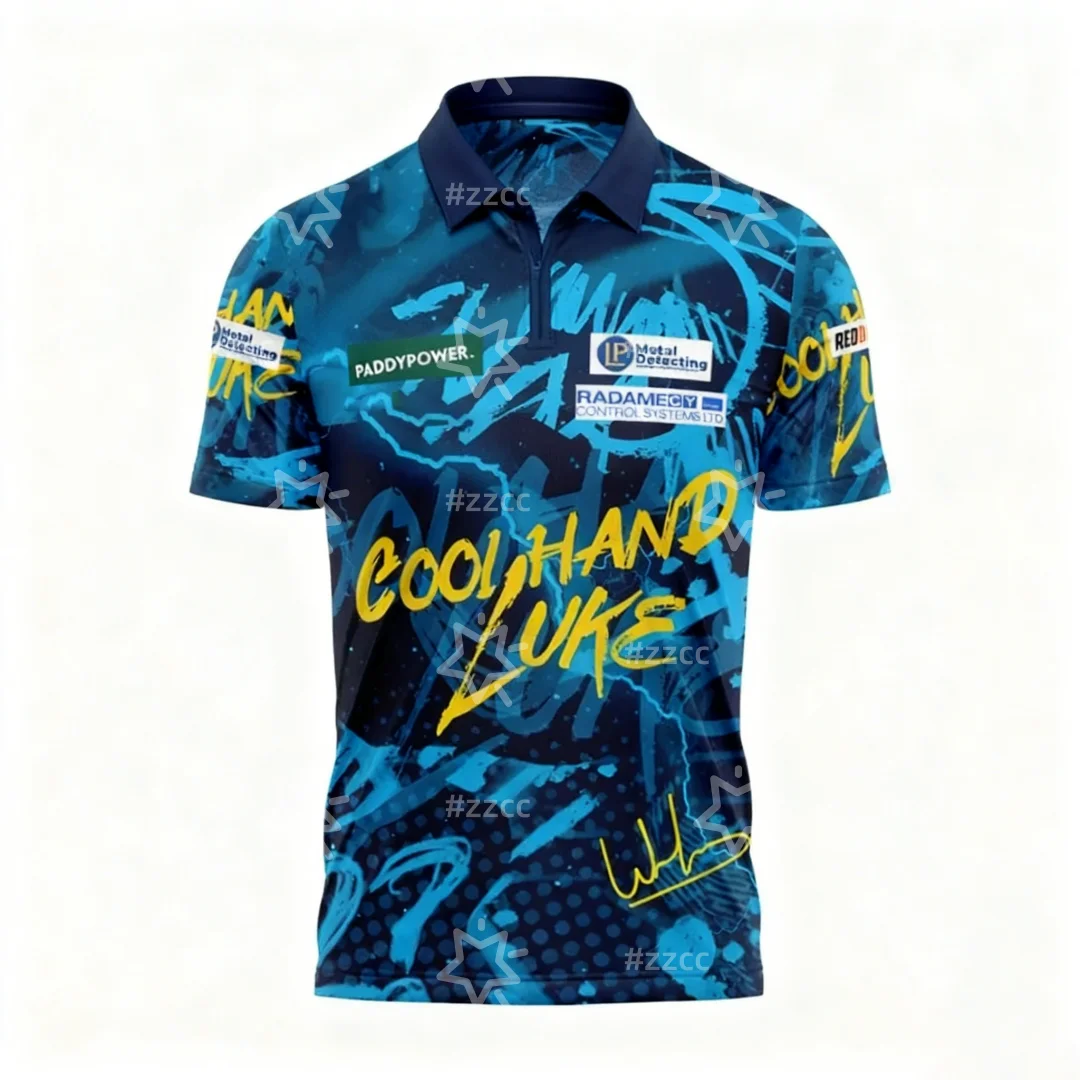 2026 PDC Luke Humphries Limited Polo Jersey Darts Shirt Sports Dry Quickly Herren T-Shirt Kinderbekleidung Tee Y2k Woman