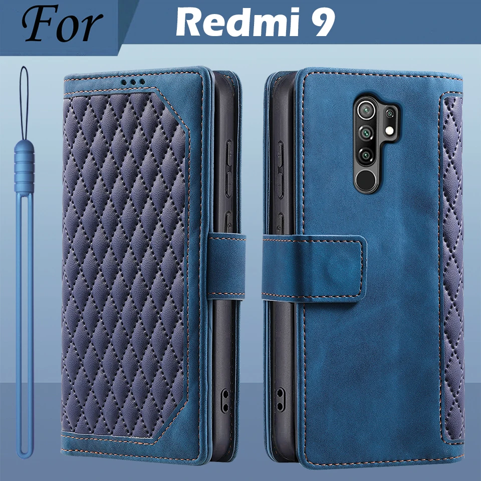Luxury Magnetic Flip Leather Wallet Stand Case with Card Slots