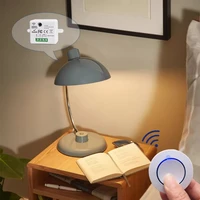 RF 433MHz Wireless Light Switch Mini Round Button Wall Panel Switch Remote Control 220V 110V 10A Relay Controller For LED Lamp - Image 3