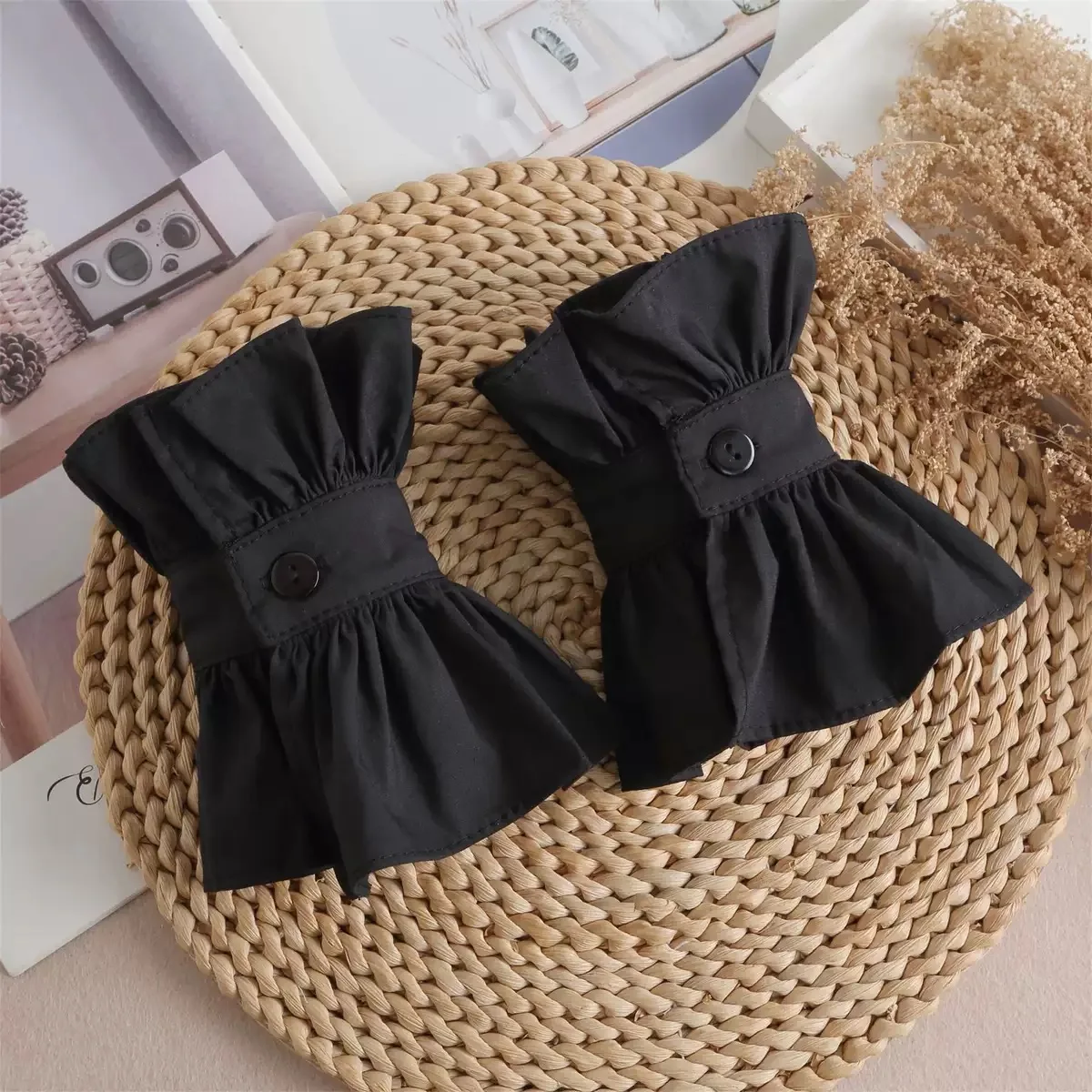 Vintage Lace Ruffled Detachable Collar