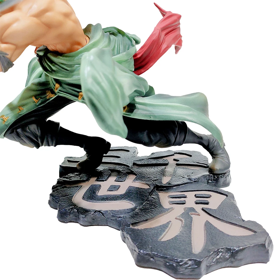 One Piece Luffy Figura Anime, Roronoa Zoro, Três-Blade, Sa-Máximo