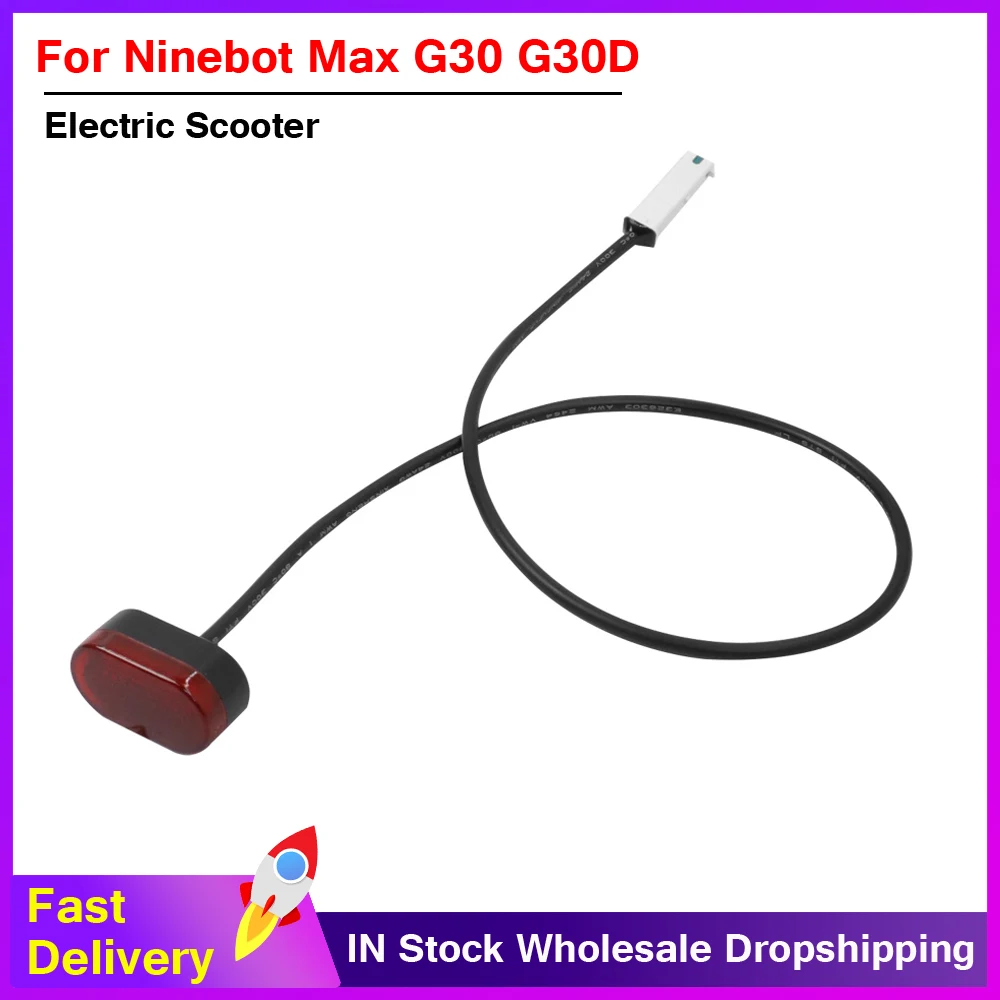 Kotflügel Warn rücklicht Lampe für Ninebot Max G30 Elektro roller wasserdicht Sicherheits signal Licht Bremslicht Zubehör
