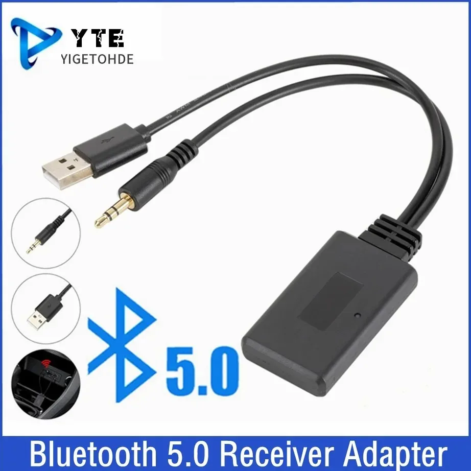 Universal Car Wireless Bluetooth 5.0 Audio Receiver Adapter For BMW bluetooth transceiver adapter bluetooth aux adaptor bluetooth audio receiver bluetooth adapter audio adapter