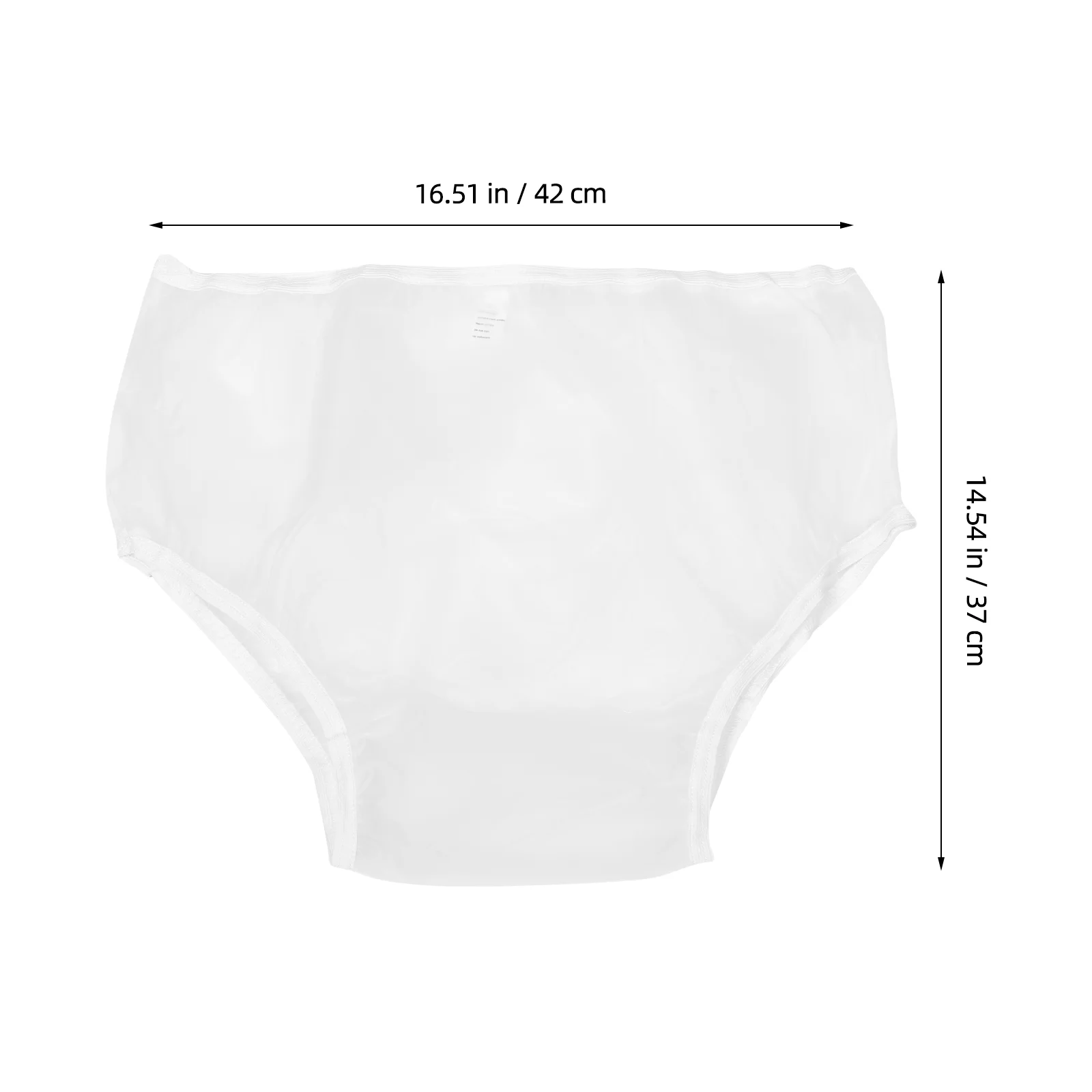 Reusable Diapers 2 Pcs Waterproof Diapers Washable Adult Eva Cover Elastic Covers Leak Elderly Anti-leak Leakproof for Home Nappies Pants
