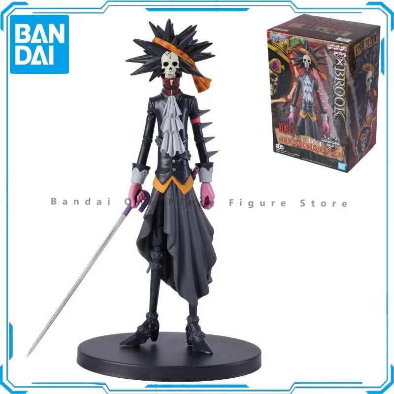 In Stock Original Bandai DXF THE GRANDLINE MEN FILM RED Brook