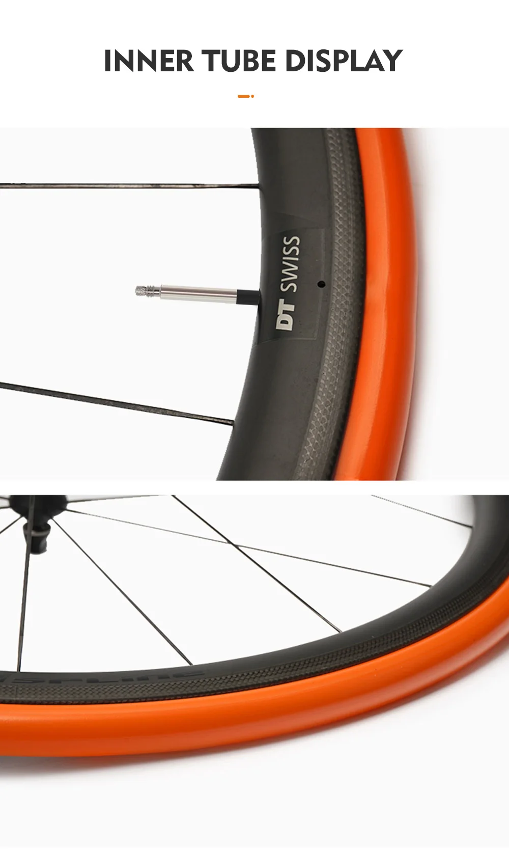 Think rider 2 Stück ultraleicht 28g Fahrrad Innenrohr 700x18 25 28 Rennrad TPU Material Reifen 65mm Länge Französisch Ventil – Detail 11