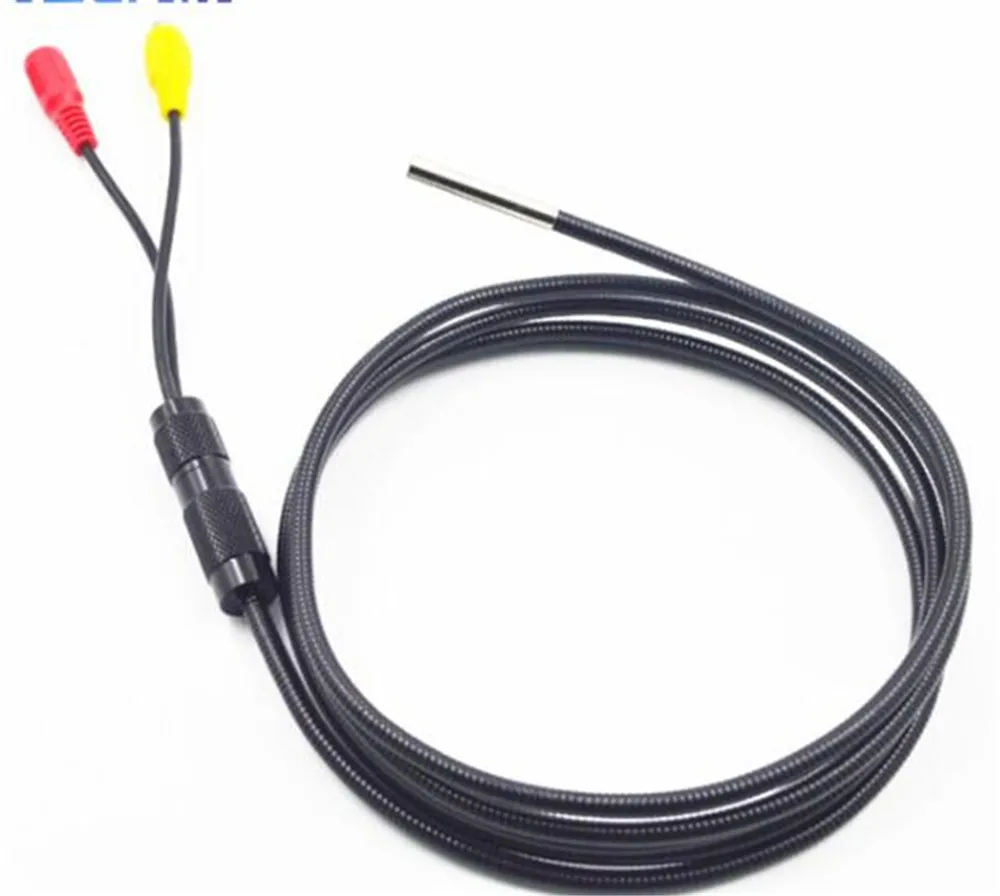 5.5mm Rigid Cable AV Endoscope Camera TVL Video CMOS Borescope Inspection Otoscope Water-Proof IP66 Repair Tool Pipescope