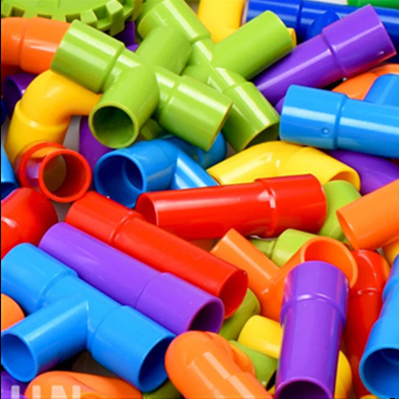 Pipe Building Block Toy Assembly Class Water Pipe Building Block Toy building block toys,pipe building toys,pipeline block puzzle toys