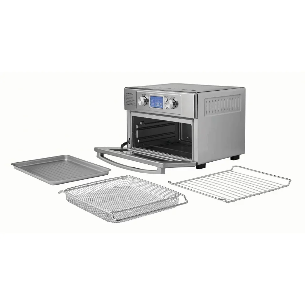 Air Fryer Toaster Oven, Stainless Steel, Countertop Pizza Oven Outdoor