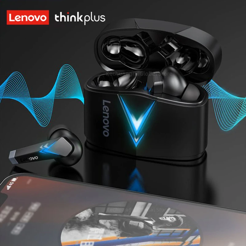 

Игровые наушники Lenovo LP6 TWS, беспроводные bluetooth наушники с шумоподавлением, Двухрежимная гарнитура для спорта, игр, музыки, наушники