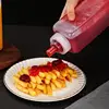 1/3/5PCS 800/1000ml Plastic Sauce Bottles Squeeze Sauce Flask Large Caliber Dustproof Household Seasoning Flask Kitchen 2