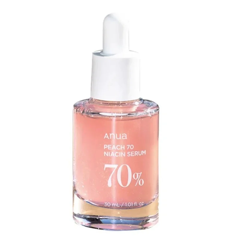 Korean Anua Peach 70% Niacinamide Facial Serum Fade Melanin Moisturzing Shrink Pores Smooth Brightening Beauty Skin Care Essence