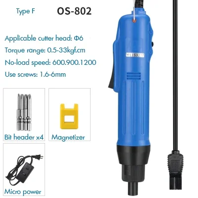 SD-F205 미니 전기 스크루 드라이버 세트, 전기 드릴 도구, 휴대용 AC 전원, 수리 도구, 80W
