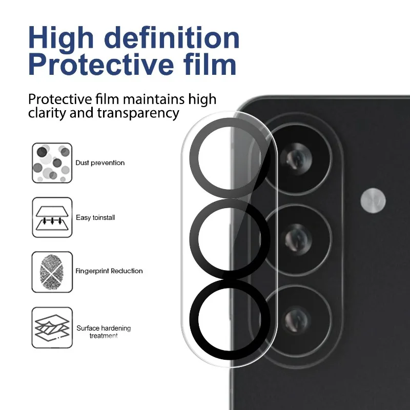 Premium Tempered Glass Camera Lens and Screen Protector Set - Anti-Scratch Cover