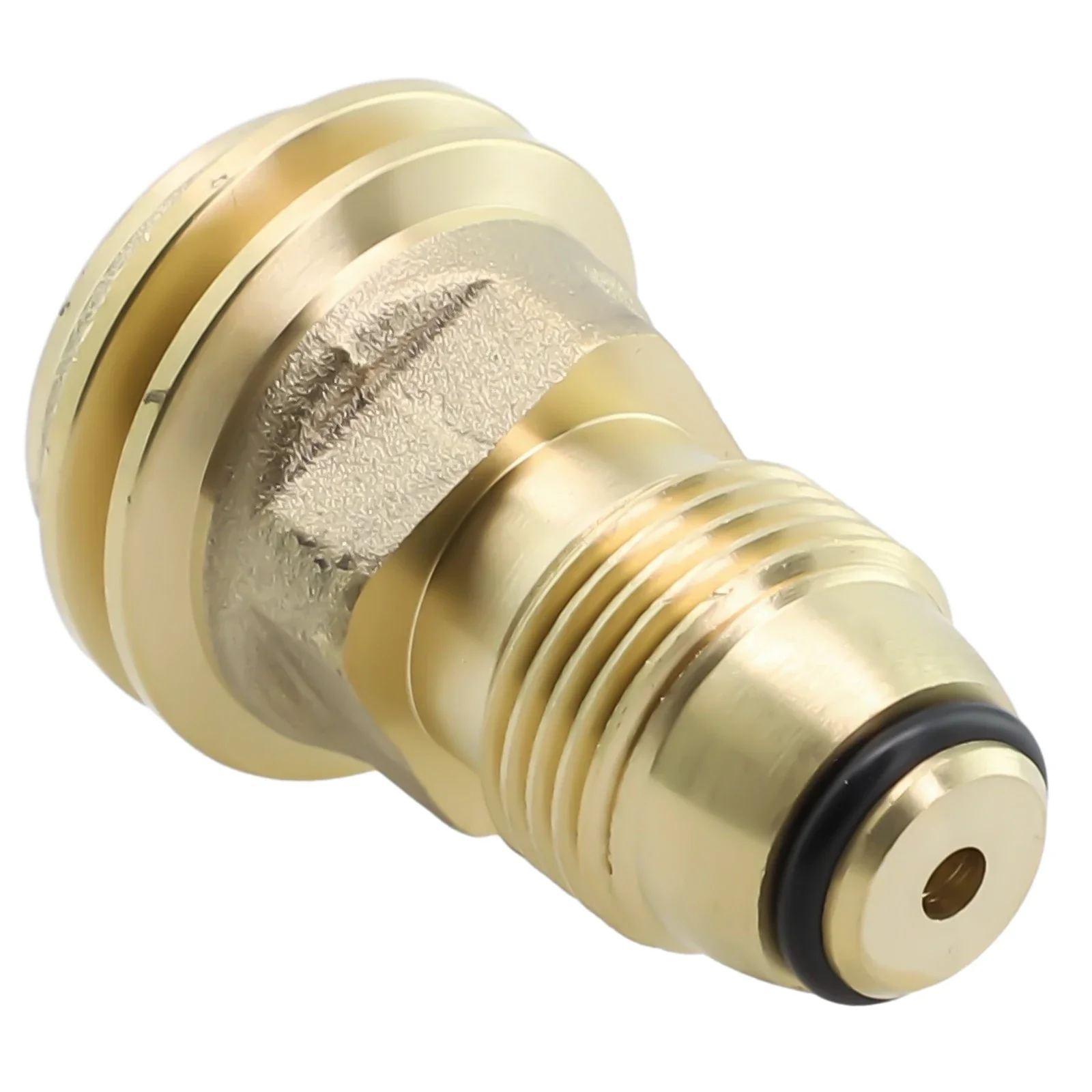 

1pc Outdoor Camping Propane Refill Adapter 1 Lb Brass Cylinder Tank Coupler Camping Cooking Supplies For Propane Baking Tanks