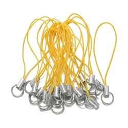 Polyester Cord Lanyard Rope for DIY Crafts and Jewelry Making (Gold 02)