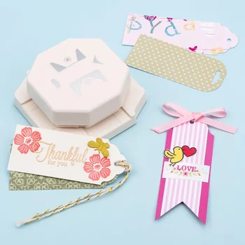 4-in-1 Corner Tag Punch – 4 Shapes for Scrapbooking & Card Making 5