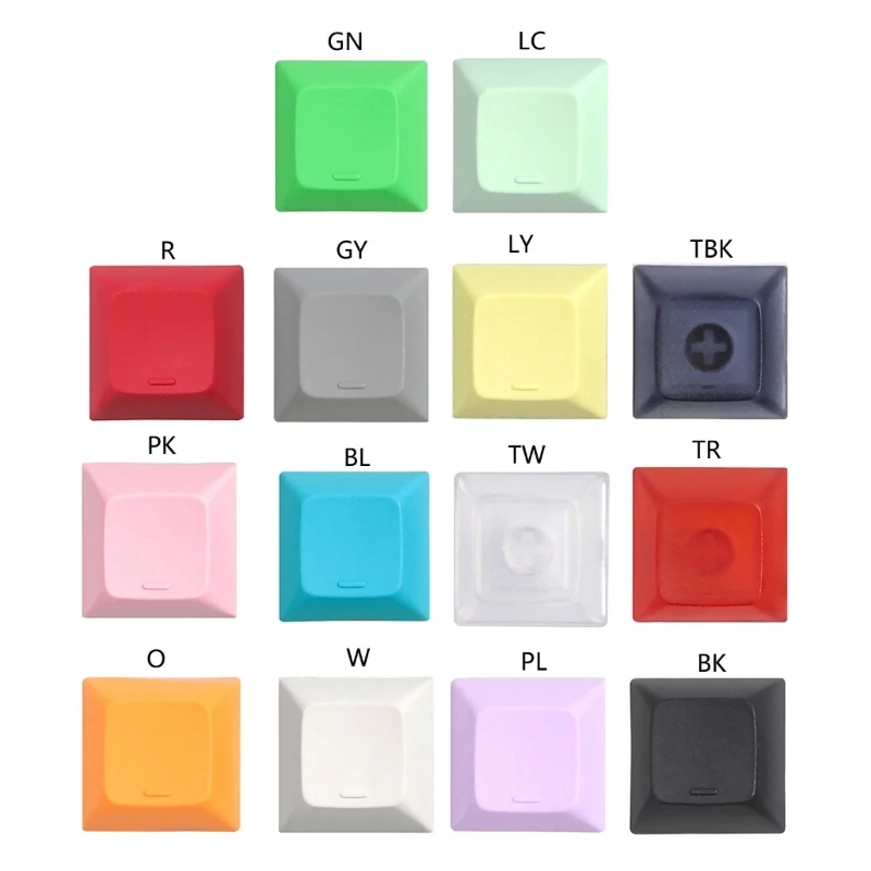 

2024 New 20PCS DSA 1U 1X No Engraved PBT Blank Keycap for Mechanical Keyboard
