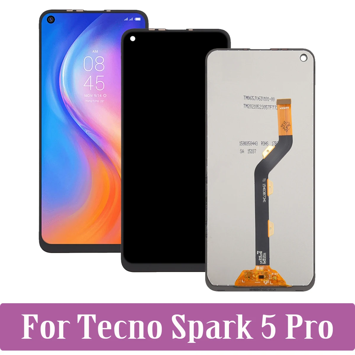 

For Tecno Spark 5 Pro LCD Display Touch Screen Digitizer Assembly