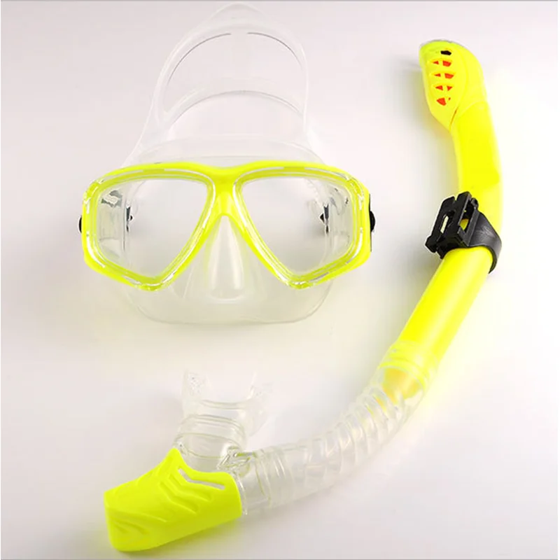Optical Myopia Scuba Diving Mask Snorkel Set Tempered Glass Dry Top Swimming Googles Nearsighted Lenses Short-Sighted swimming goggles snorkeling diving mask diving mask diving goggles snorkel set