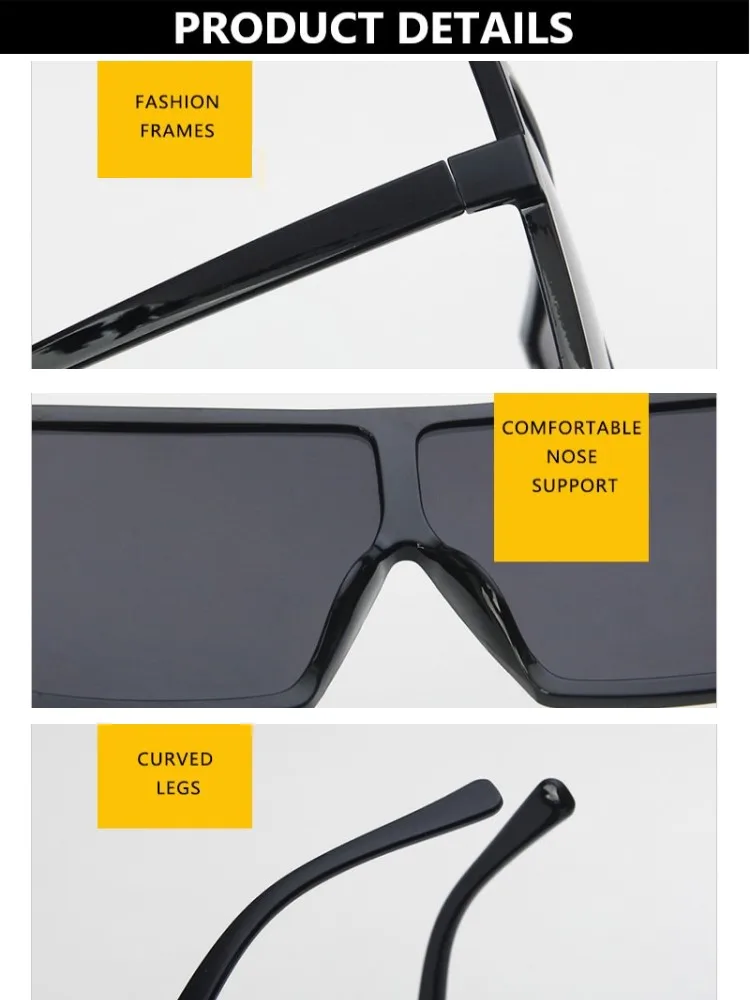 3 Occhiali Da Sole Rave – Montatura Quadrata, Protezione UV400 – Nero, Argento, Blu – Unisex