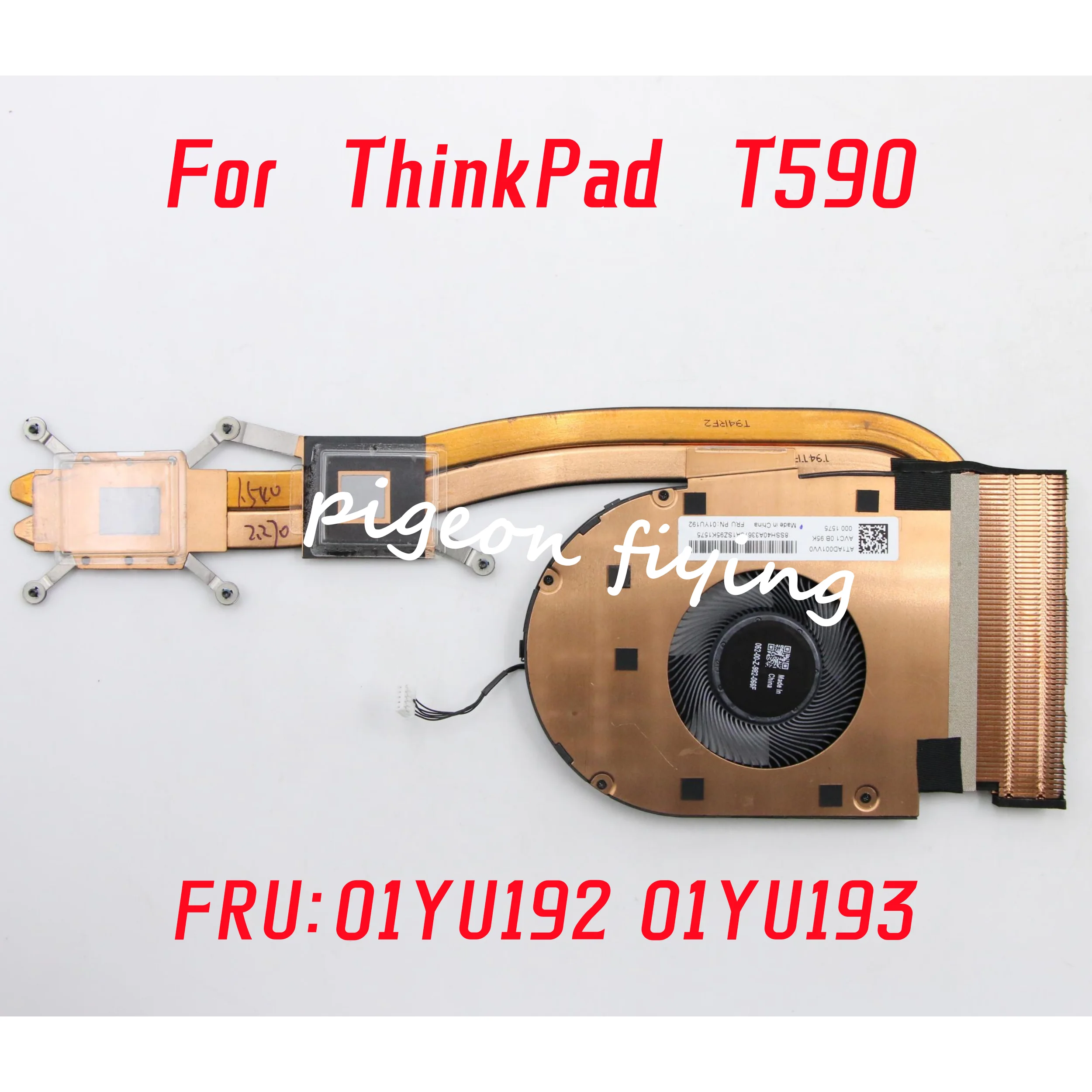 Per Lenovo Thinkpad T590 P53S Kipas Pendingin Cpu Baru Dan Asli Untuk Fru: 01 Yu192 01 Yu193