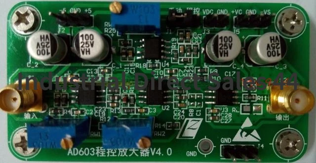 

AD603 programmable amplifier module VCA VGA -20dB~60dB Gain can be adjusted manually / automatically