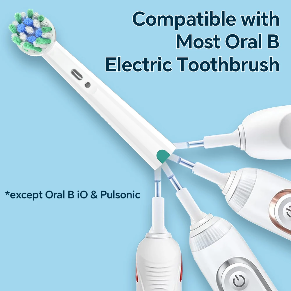 4/12/20 Pack Replacement Brush Heads Compatible with Oral B Electric Toothbrush, Professional  Toothbrushes Head for 1000, 2000