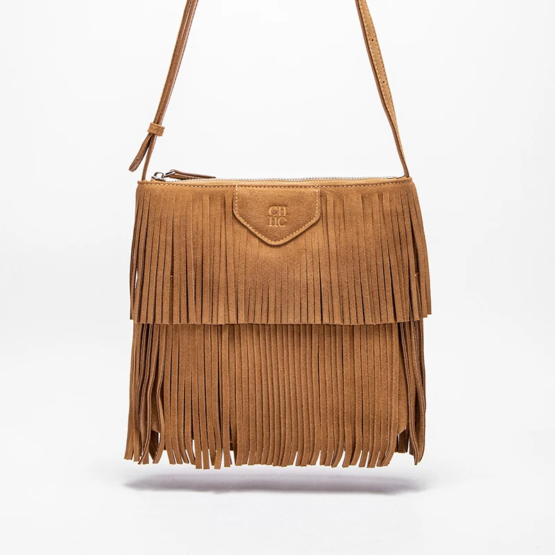 

Весенняя сумка с кисточками, новая Ретро сумка через плечо из воловьей кожи, вместительная Диагональная Сумка