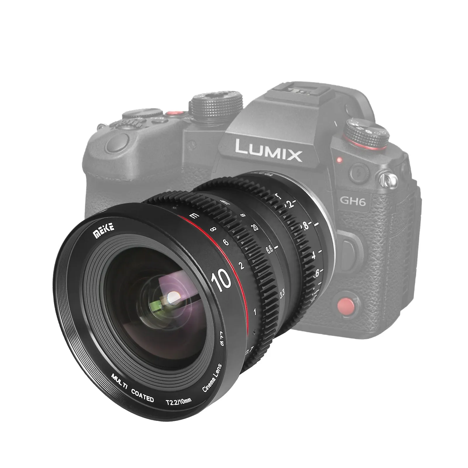 Meike 10mm T2.2 Large Aperture Manual Focus Low Distortion APS-C S35 Format Mini