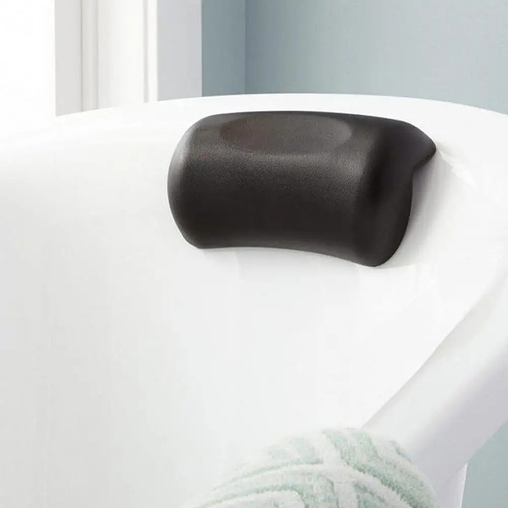 Bathtub Headrest With Suction Cups SPA Non-Slip Bath Pillow Neck Back Headrest Pillows Soft Thickened Waterproof