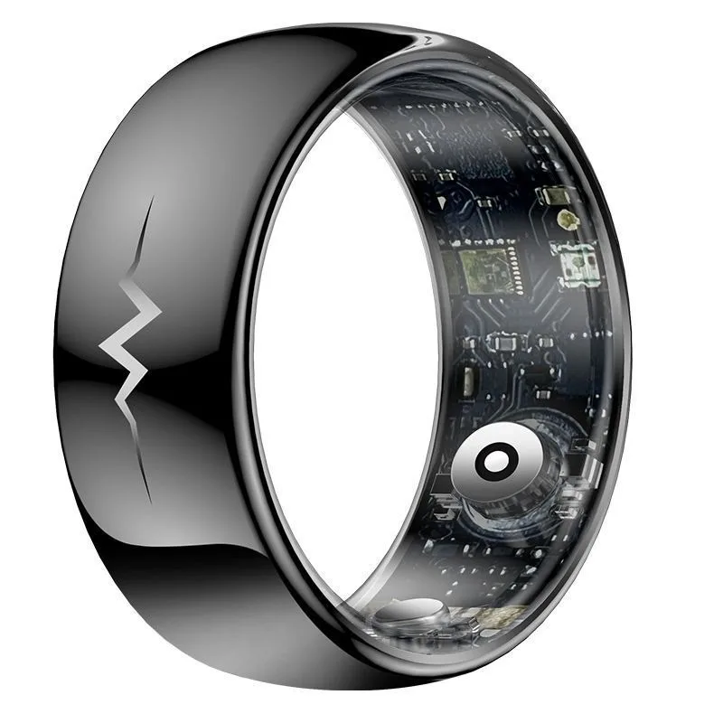 Smart Ring Q520 Pressione sanguigna Ossigeno Frequenza cardiaca ECG Anello di monitoraggio del sonno e sportivo per adulti Compatibile con Android e... - immagine 5