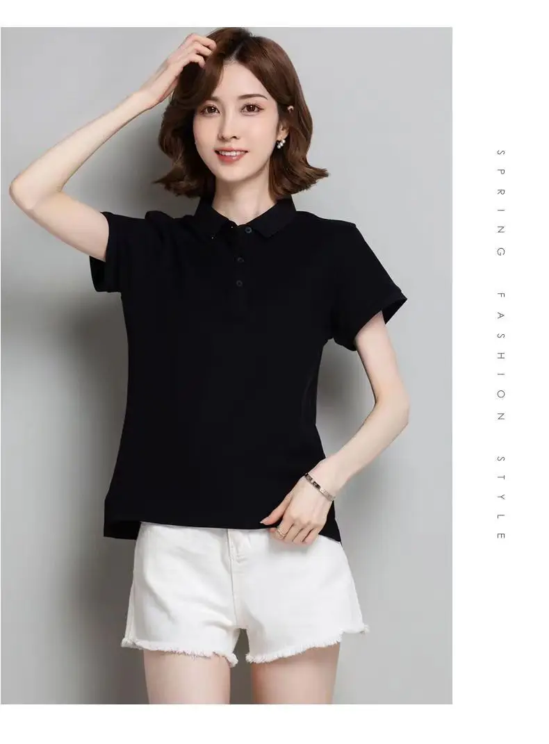 Summer MAGCOMSEN Womens Golf Tennis Shirts Lightweight Short Sleeve Summer Polo T-shirts UPF 50+Polo Collared Shirts Athlet