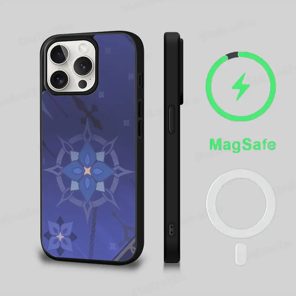 Honkai Star Rail Inspired Magnetic Phone Case with Wireless Charging Compatibility