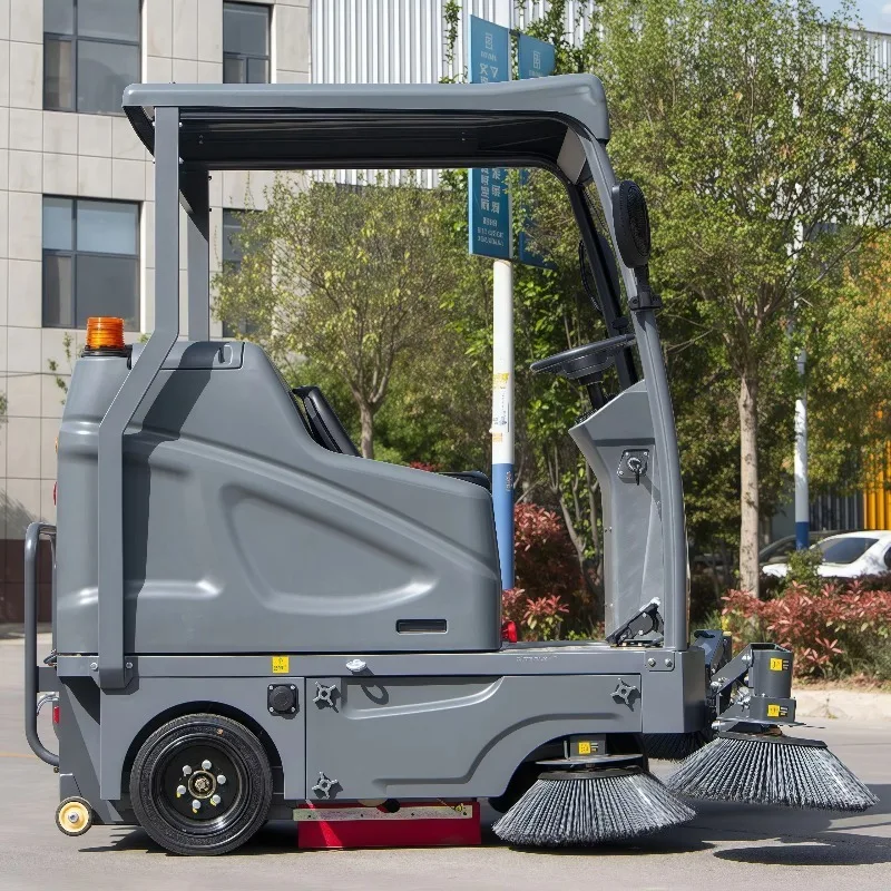 Road Sweepers Truck Street Sweeper Machine Industrial Electric Vacuum Sweeper for Municipality 3