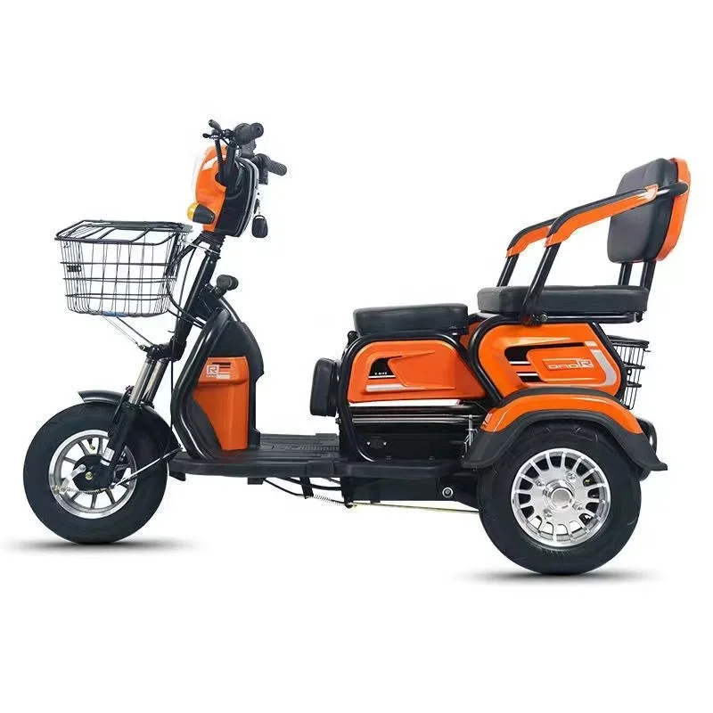 High-quality Pedal Tricycle City Electric Leisure Short Distance Travel HAMA 60V Triciclo Electrico De 2 Puertas Para 4 Plazas