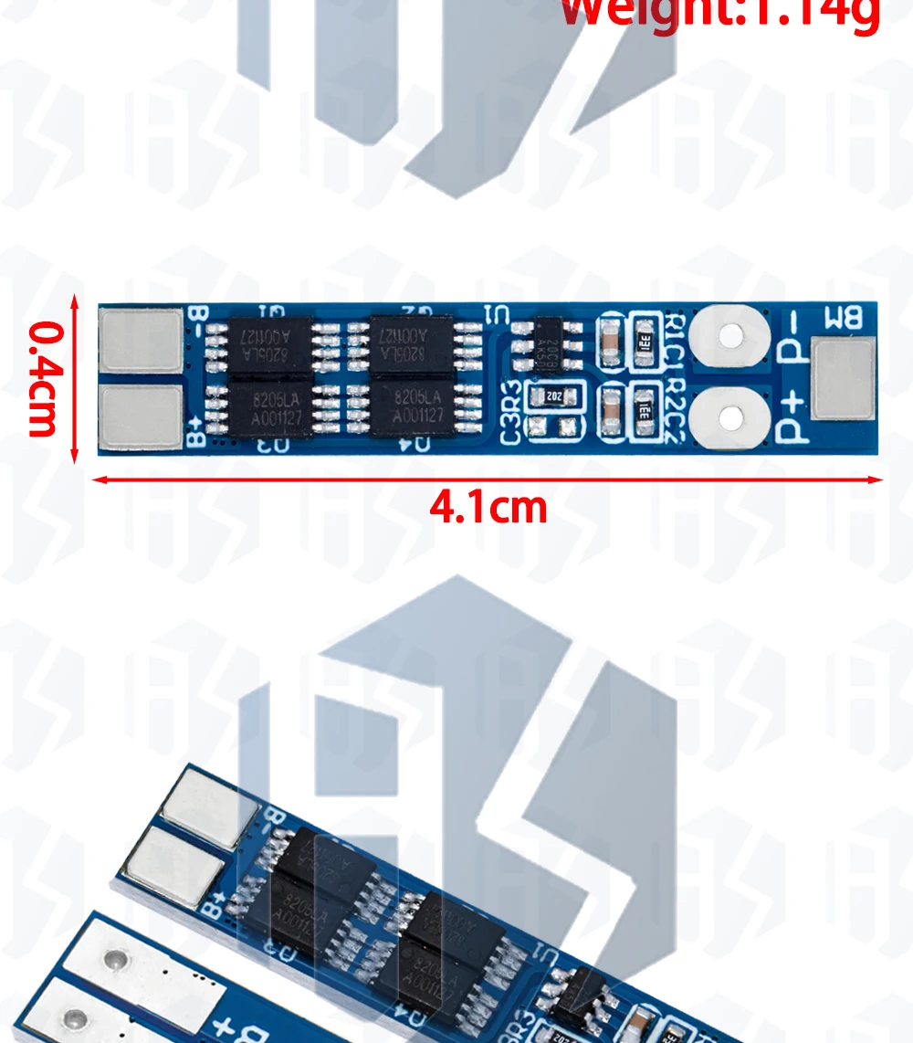 2S 7.4V 8A Li-ion 18650 Lithium Battery Charger Protection Board 8.4V Overcurrent Overcharge / Overdischarge Protection