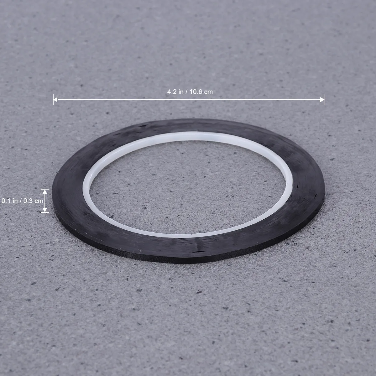 6 롤 3Mm 이지 티어 블랙 마킹 테이프 화이트보드 그리드 차트 드로잉 저널 스크랩북 공예 포지셔닝 테이프