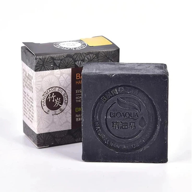 Bamboo Charcoal Hand Cleaning Soap Moisturizing Deep Cleaning Oil Control Essence Soap Body/Face Body Care Product