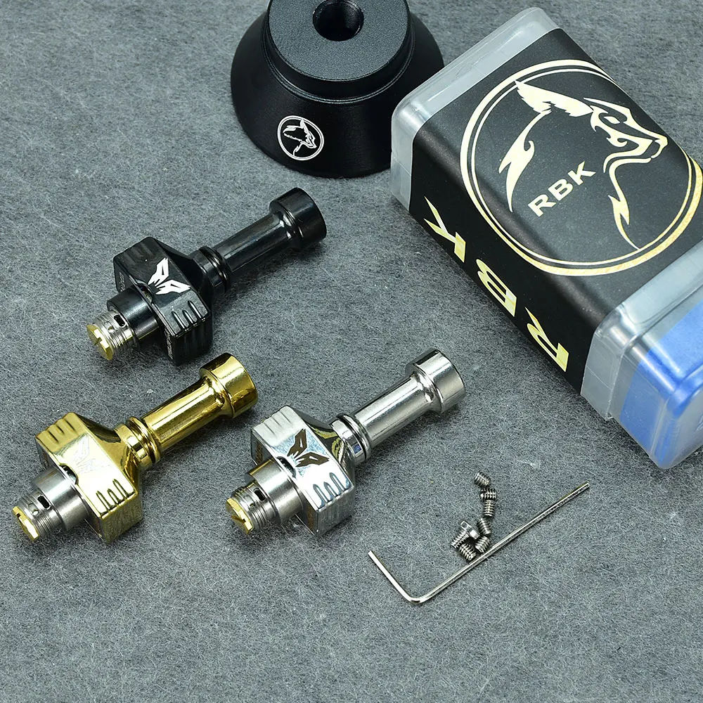 

Обслуживаемый атомайзер wolfcoolvape Raizen Style RBA Bridge 316ss, атомайзер boro для танка/BB/Boro vs kayfun bb rba