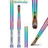 Lootaan Kolinsky Acrylic Nail Brush For Acrylic Application Nail Art Pen for Professional DIY Home Salon Manicure Extension Tool 1