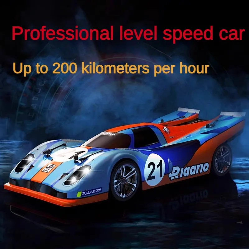 AK-917 1/10 Flat Running Remote Control Car Model with Simulation Lighting Control System Electric Racing Car Boy Racing Gift 3