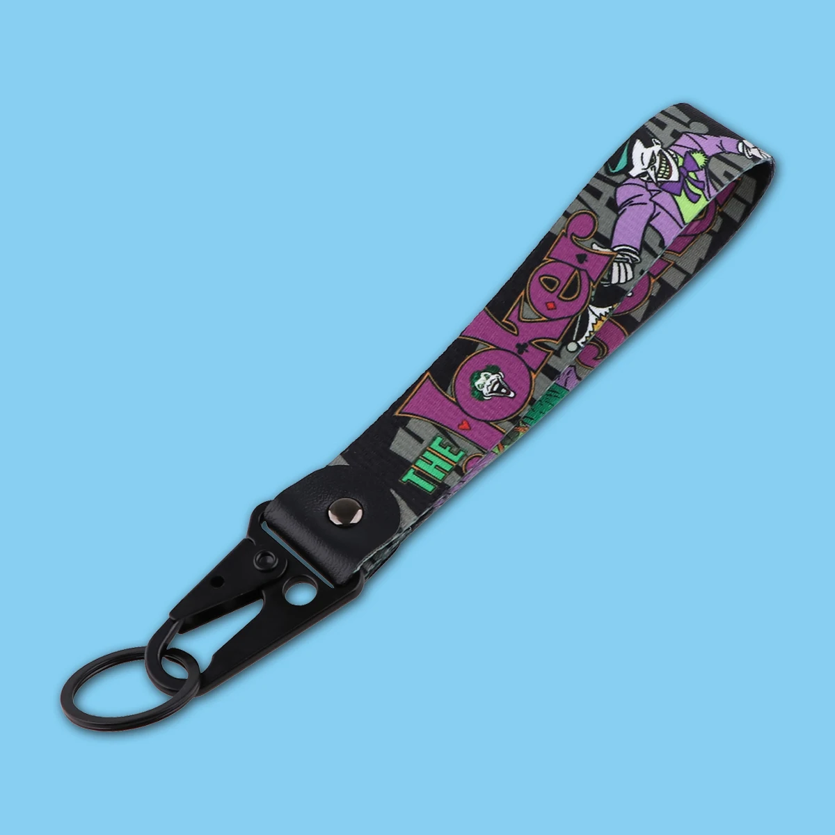 

QE040 Funny Clown Eagle Beak Keychain Short Lanyard Used In Bags Phone Rope Badge Holder USB Pendant Key Chain Lanyard